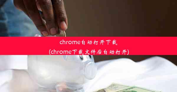 chrome自动打开下载(chrome下载文件后自动打开)