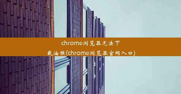 chrome浏览器无法下载油猴(chrome浏览器官网入口)