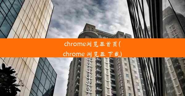 chrome浏览器首页(chrome 浏览器 下载)