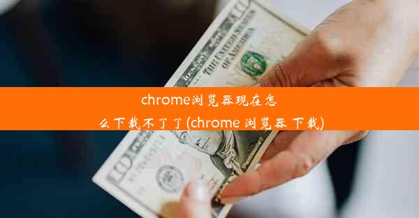 chrome浏览器现在怎么下载不了了(chrome 浏览器 下载)