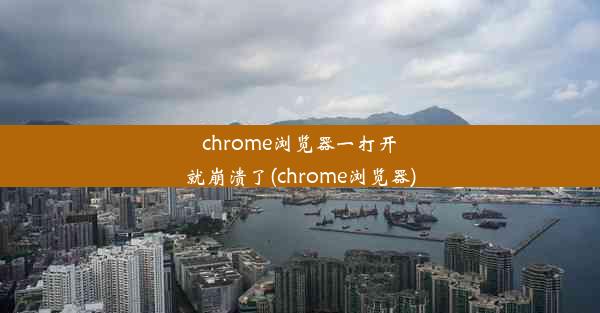 chrome浏览器一打开就崩溃了(chrome浏览器)