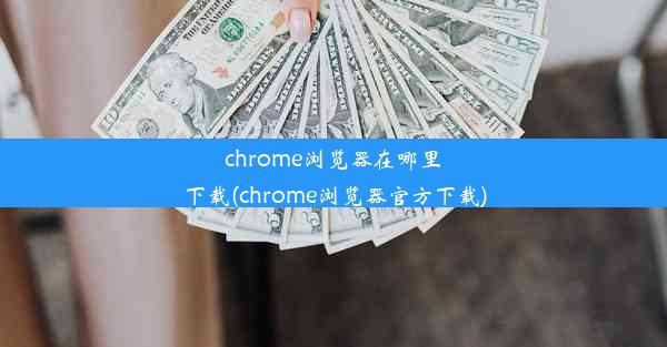 chrome浏览器在哪里下载(chrome浏览器官方下载)