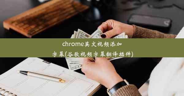 chrome英文视频添加字幕(谷歌视频字幕翻译插件)