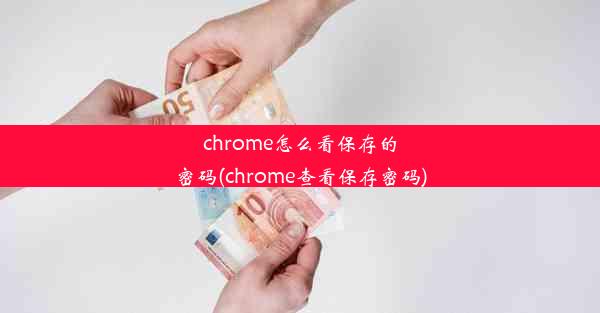 chrome怎么看保存的密码(chrome查看保存密码)