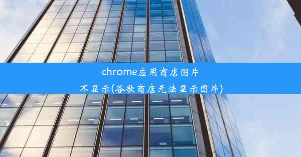 chrome应用商店图片不显示(谷歌商店无法显示图片)