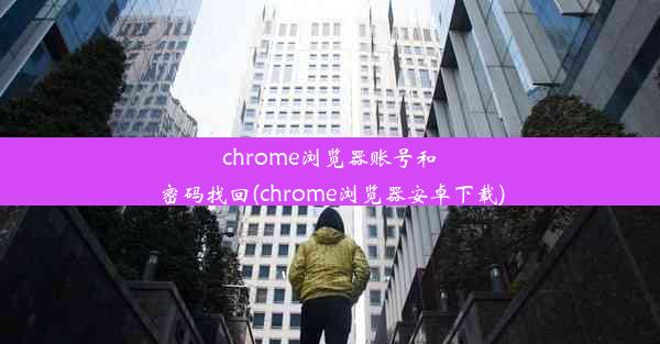 chrome浏览器账号和密码找回(chrome浏览器安卓下载)