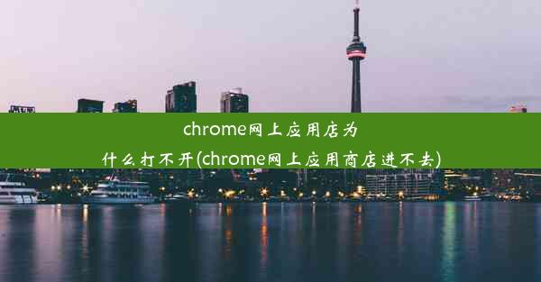 chrome网上应用店为什么打不开(chrome网上应用商店进不去)