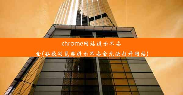 chrome网站提示不安全(谷歌浏览器提示不安全无法打开网站)