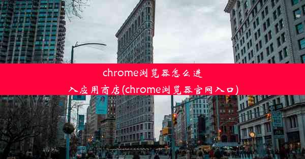 chrome浏览器怎么进入应用商店(chrome浏览器官网入口)