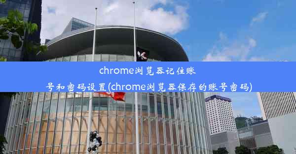 chrome浏览器记住账号和密码设置(chrome浏览器保存的账号密码)