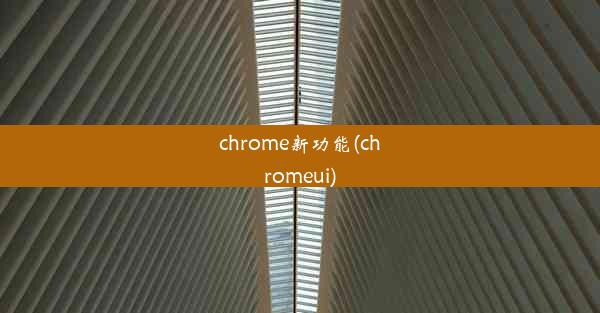 chrome新功能(chromeui)