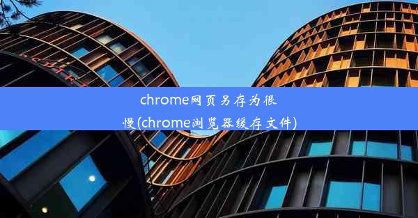 chrome网页另存为很慢(chrome浏览器缓存文件)