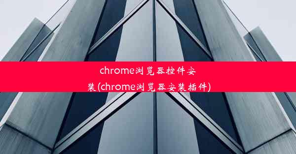 chrome浏览器控件安装(chrome浏览器安装插件)