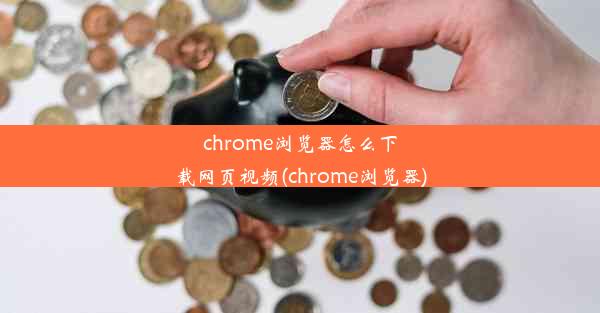 chrome浏览器怎么下载网页视频(chrome浏览器)