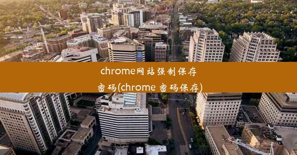 chrome网站强制保存密码(chrome 密码保存)