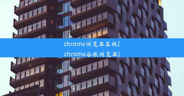 chrome浏览器监视(chrome谷歌浏览器)