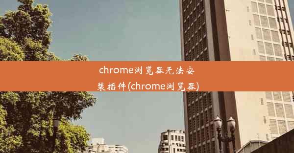 chrome浏览器无法安装插件(chrome浏览器)