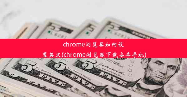 chrome浏览器如何设置英文(chrome浏览器下载安卓手机)