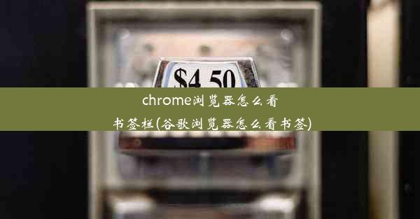 chrome浏览器怎么看书签栏(谷歌浏览器怎么看书签)