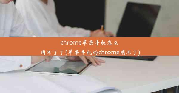 chrome苹果手机怎么用不了了(苹果手机的chrome用不了)