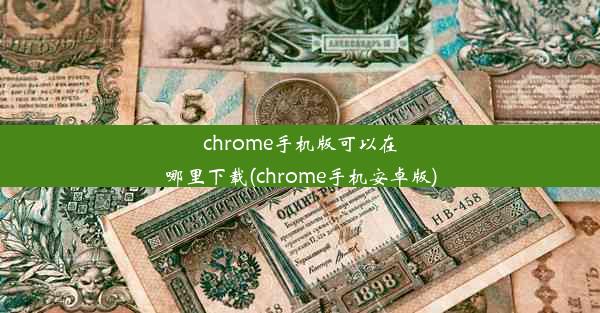 chrome手机版可以在哪里下载(chrome手机安卓版)