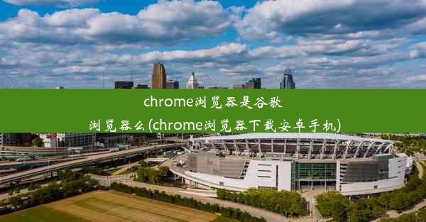 chrome浏览器是谷歌浏览器么(chrome浏览器下载安卓手机)