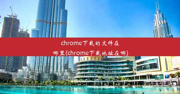 chrome下载的文件在哪里(chrome下载地址在哪)