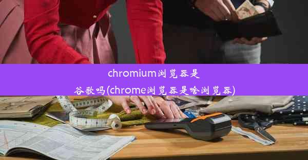 chromium浏览器是谷歌吗(chrome浏览器是啥浏览器)