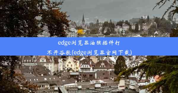 edge浏览器油猴插件打不开谷歌(edge浏览器官网下载)